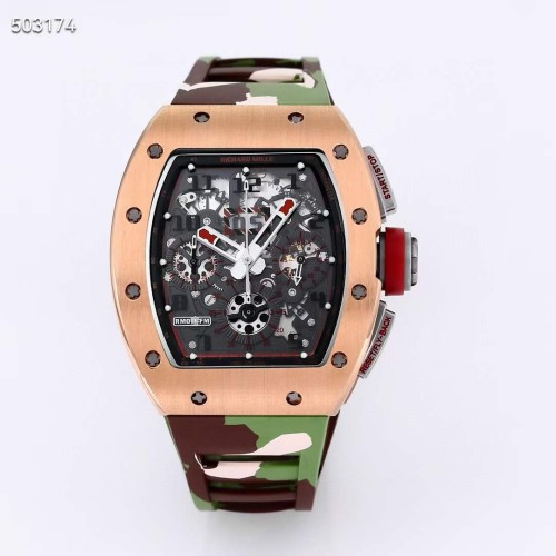 리차드밀 2023 RM011 FM 카모스트랩 시계 워치